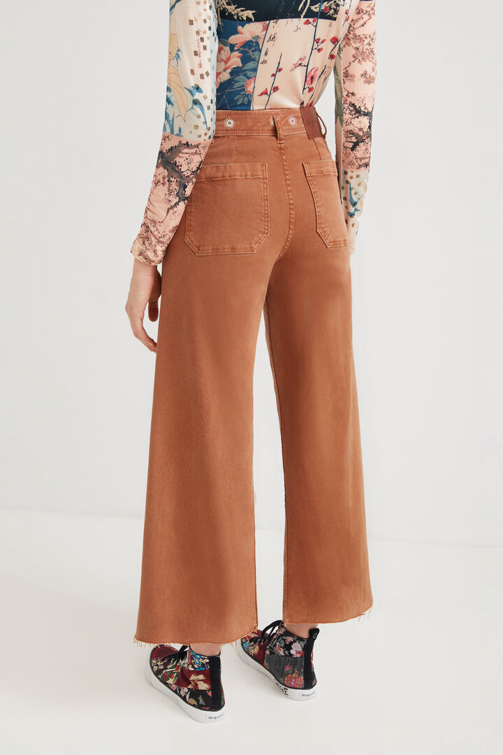 Pantalon wide leg straight | Desigual