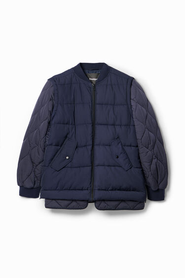 Bomber enconxada desmuntable | Desigual