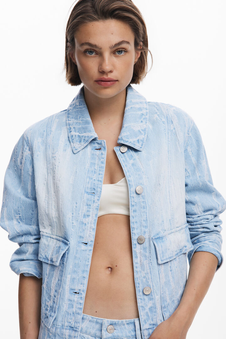Giacca di jeans con tasche | Desigual
