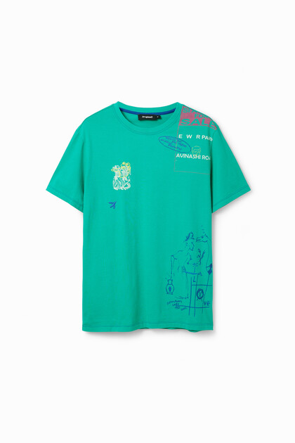 アーティ 刺繍Tシャツ