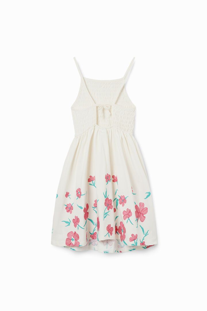 Abito spalline fiori ricamati | Desigual