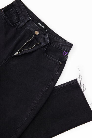 Straight cropped jeans | Desigual