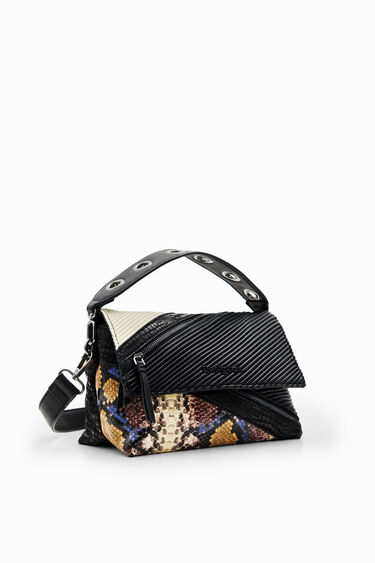 Midsize patchwork crossbody bag | Desigual