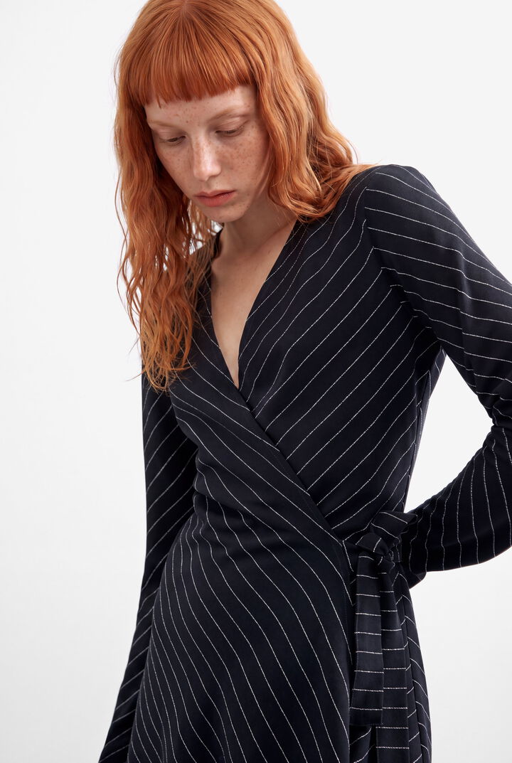 Long Sleeve V-Neck Dress