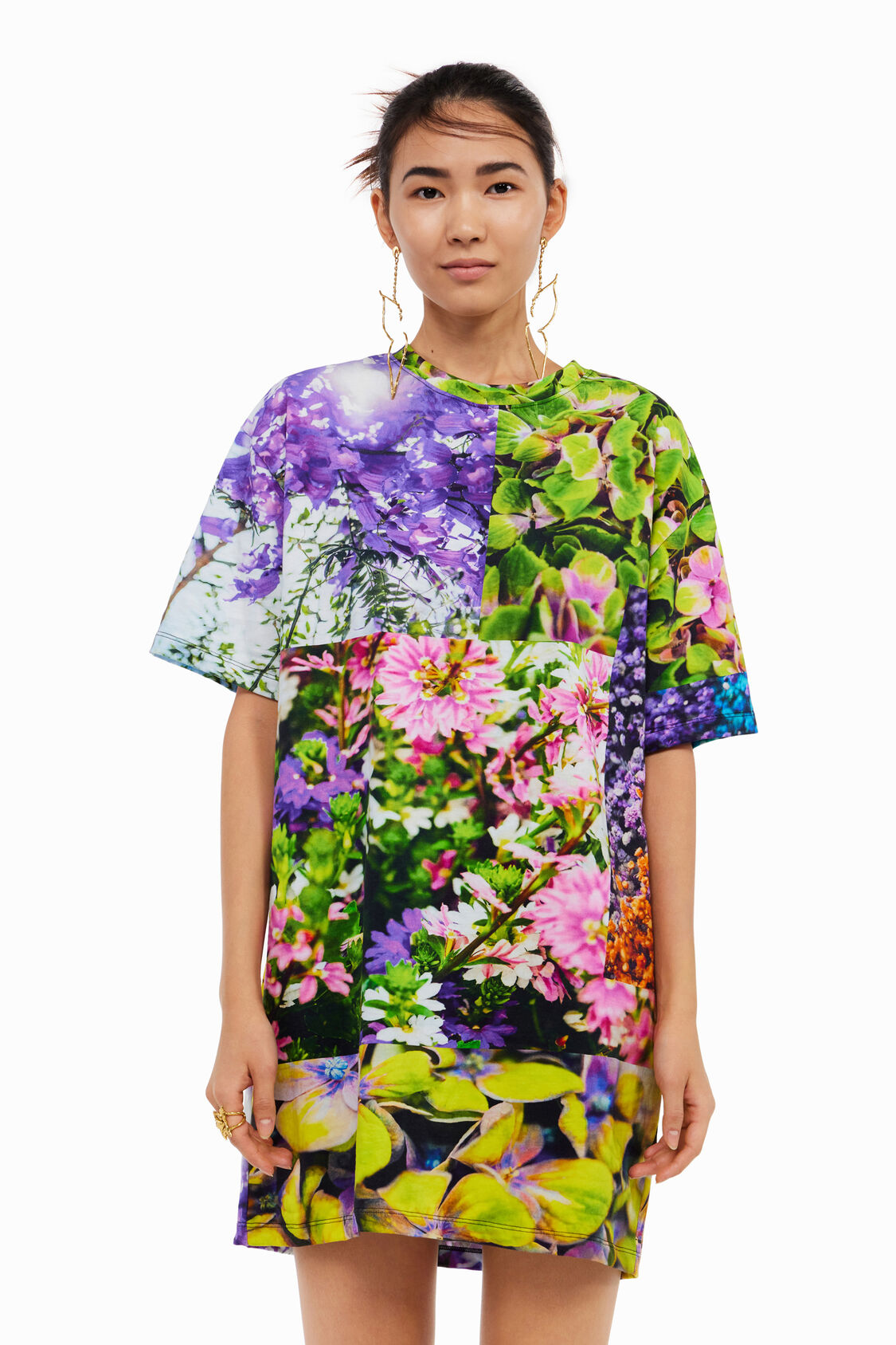レディース M / mika ninagawa ショートスリーブ ワンピース 
