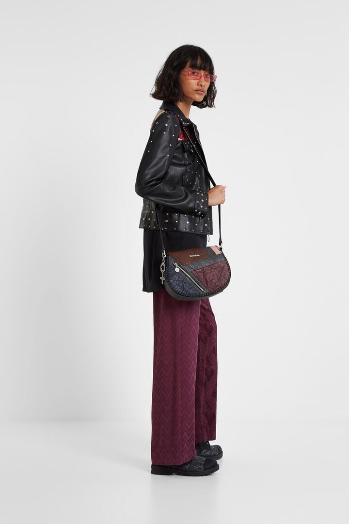 Sling bag with flap zipper | Desigual