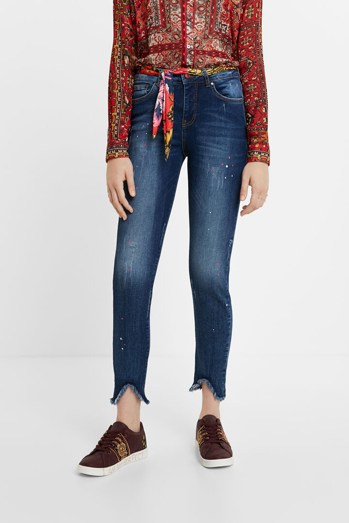 Jeans skinny lunghi fino alla caviglia | Desigual