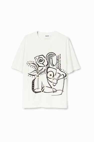 Arty illustration T-shirt | Desigual