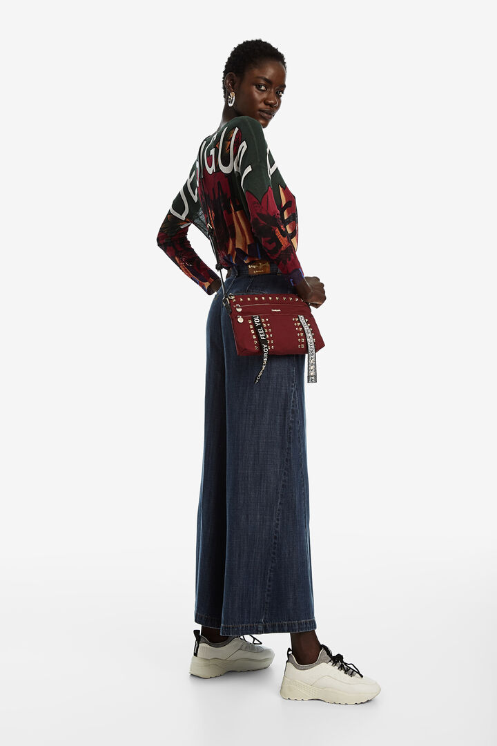 Small stud messenger bag | Desigual