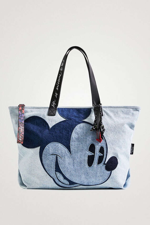 Shopper met patch van Mickey Mouse