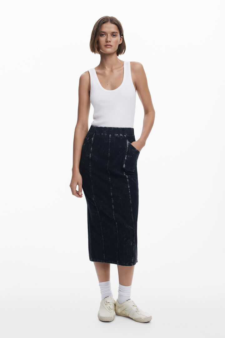 Combined midi dress | Desigual
