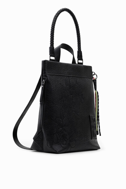Soft floral backpack