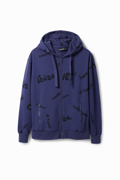 Zip-up hoodie