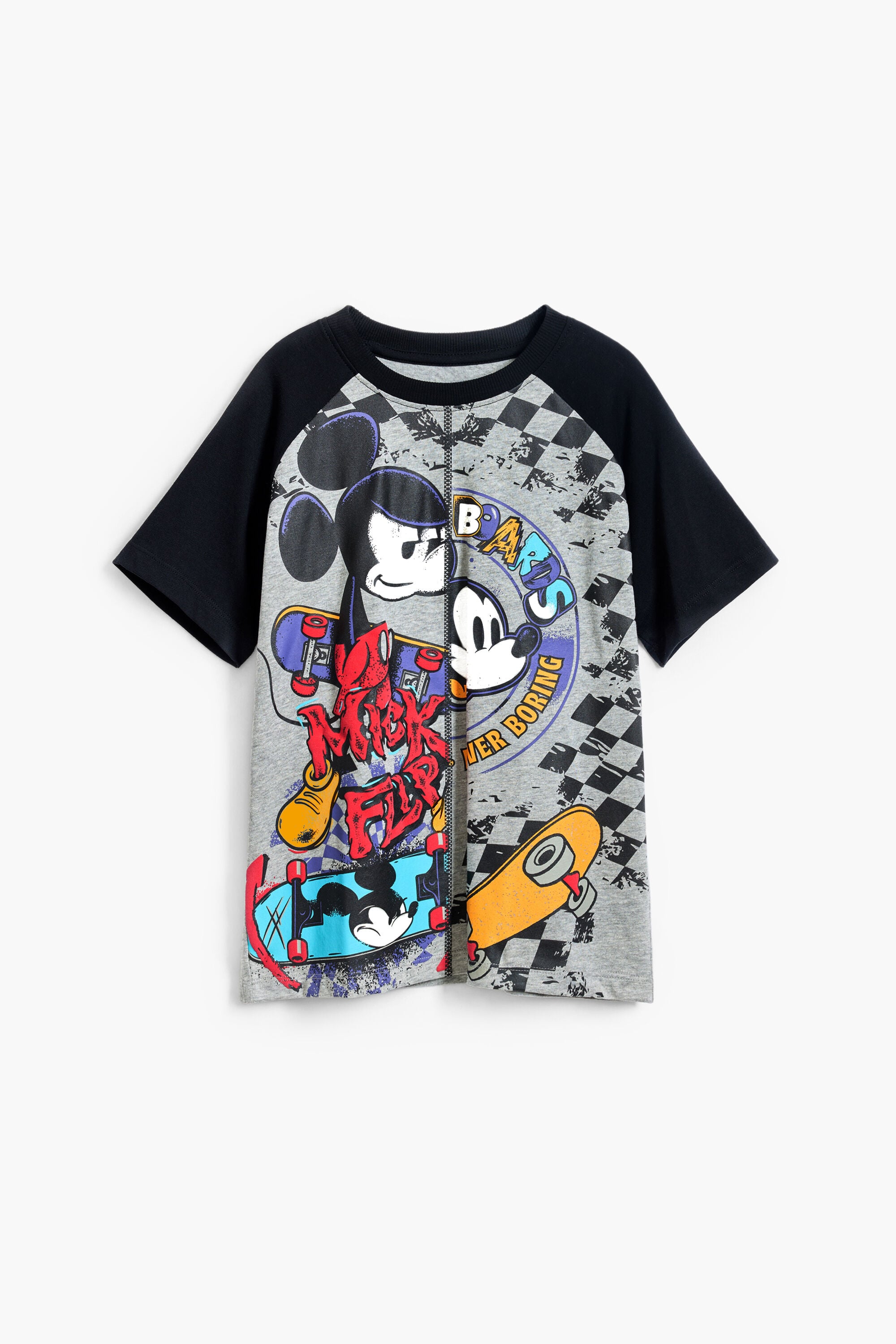 Desigual Uomo Nero Maglietta Mickey Mouse™, 7/8
