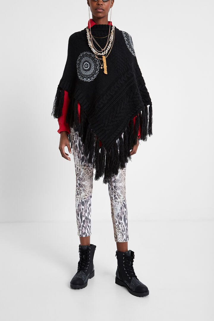 Poncho pointe mandalas | Desigual
