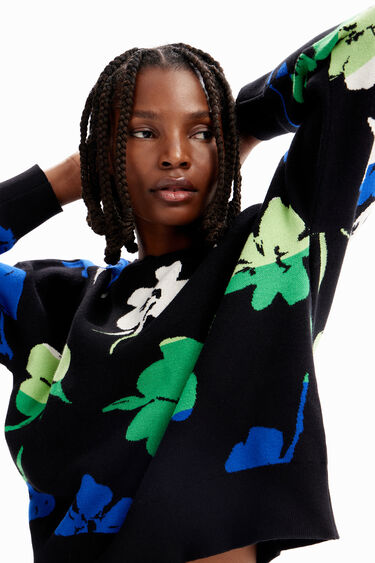 Pull oversize fleurs | Desigual