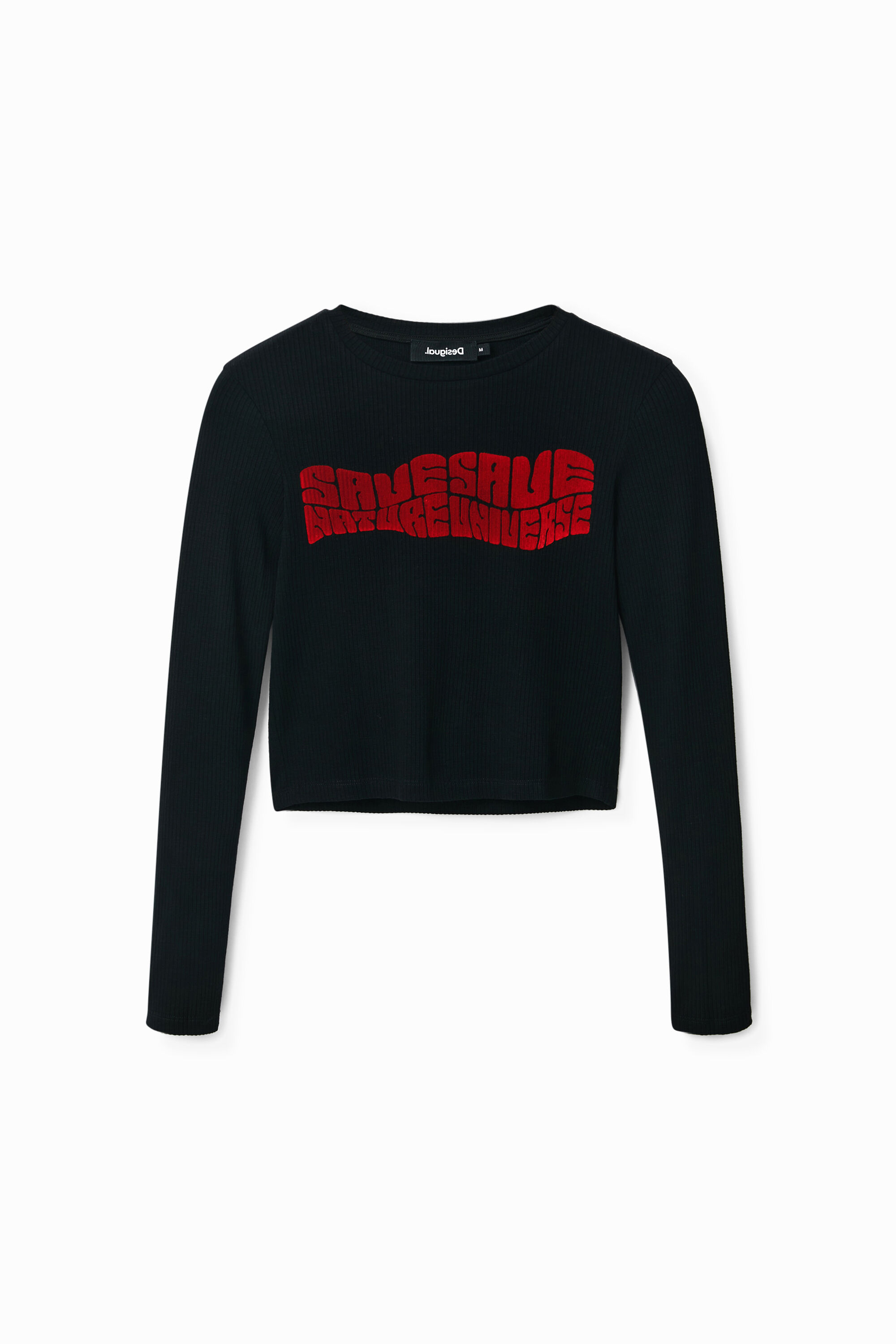 Cropped “Save Nature” T-shirt