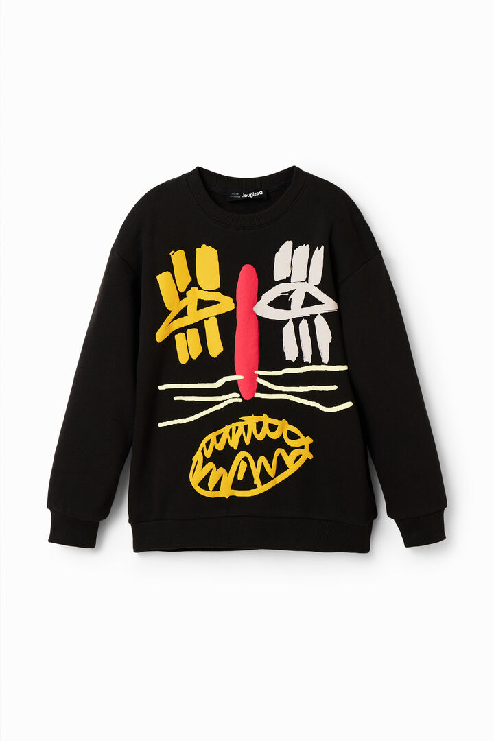 Sudadera dibujo relieve | Desigual
