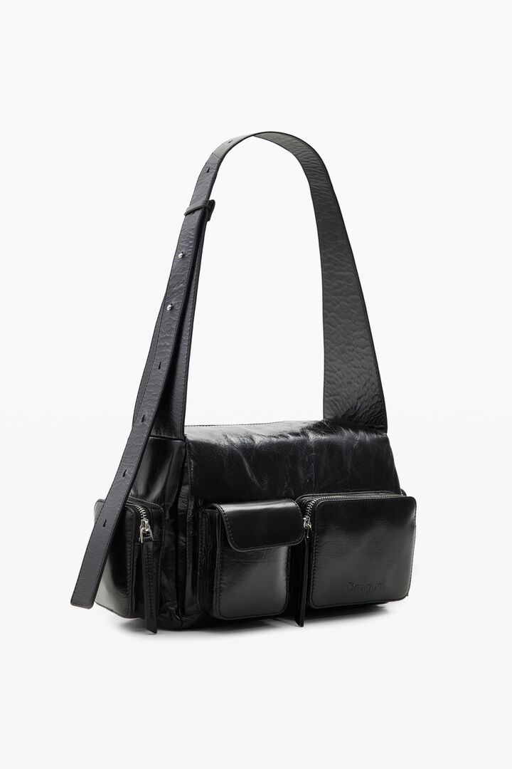 Bolso mediano piel bolsillos | Desigual