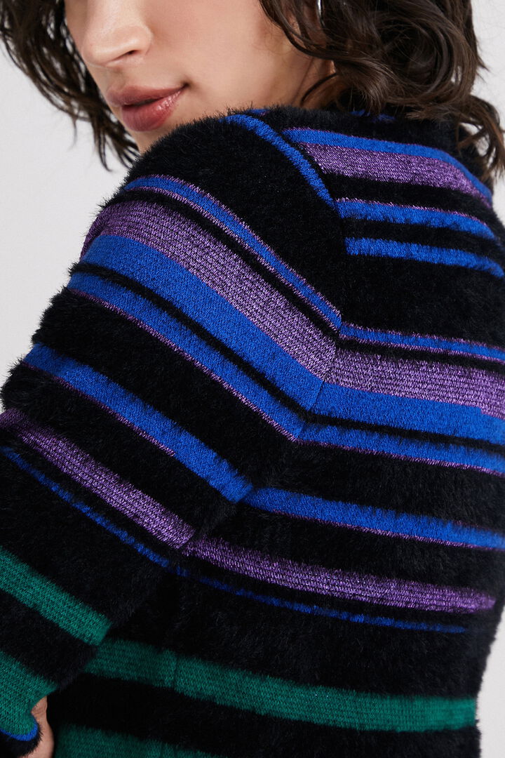 Jacquard finom kötött pulóver | Desigual