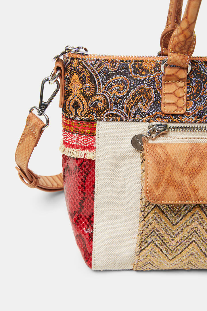 Bolso maletín bandolera tripatch | Desigual