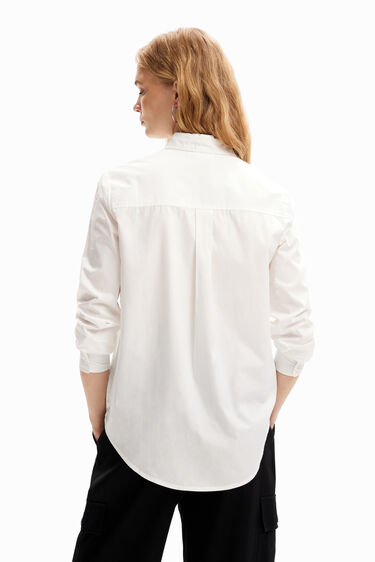 Newspaper patch shirt | Desigual
