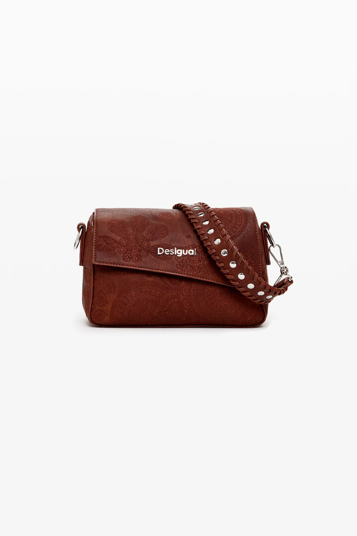 M bag with embroidered flowers | Desigual