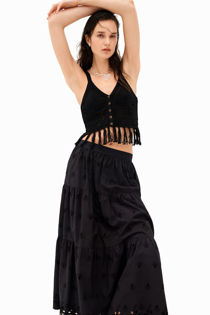 Crop Top Häkelstoff | Desigual