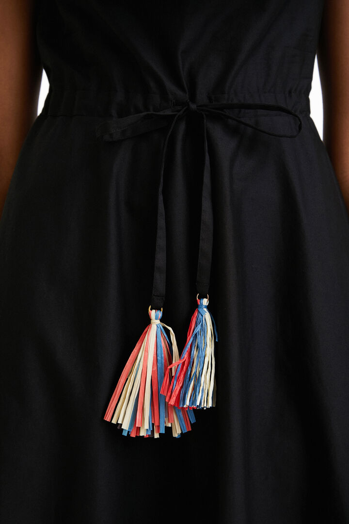 Stella Jean ruffled midi dress | Desigual