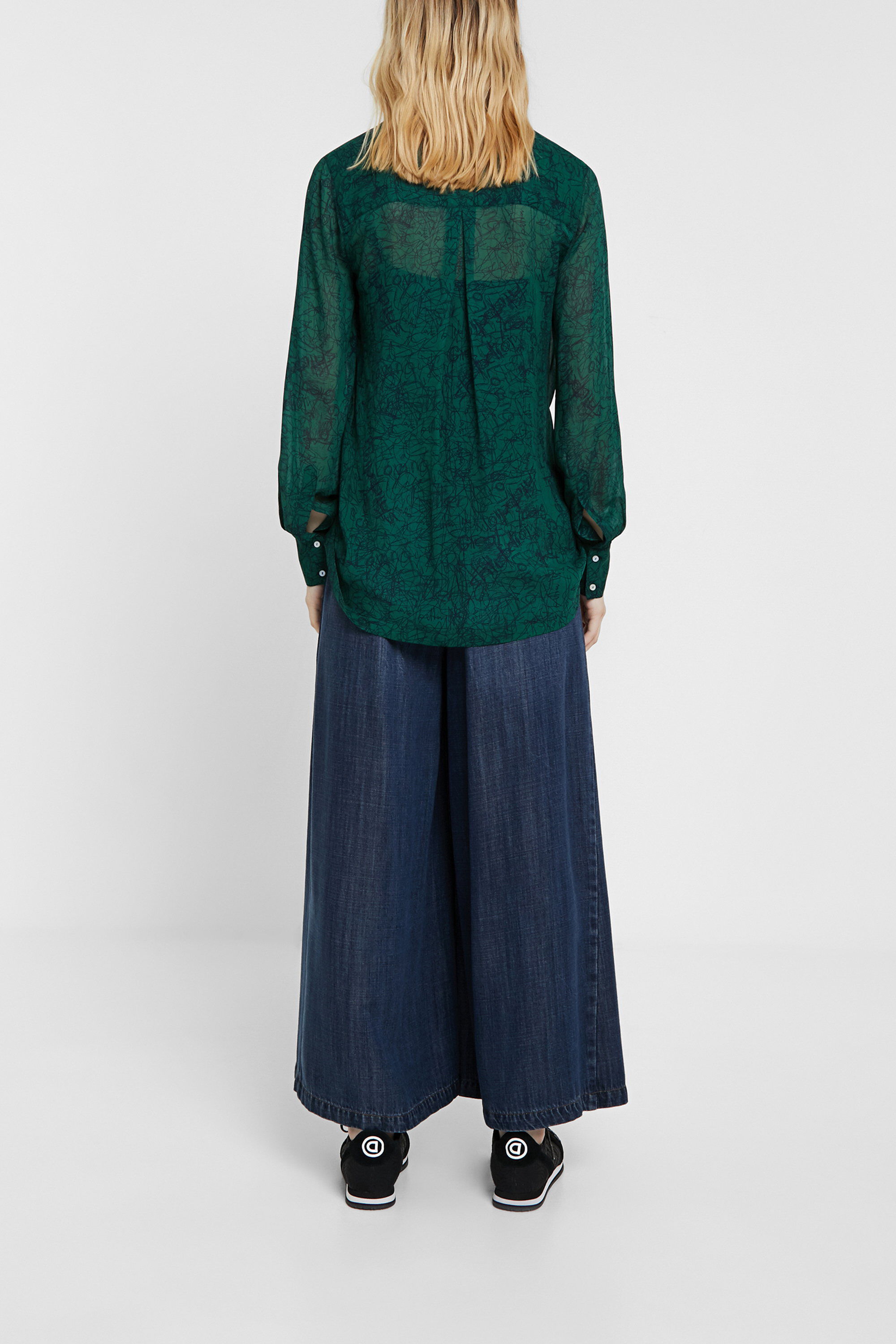 Blusa incrociata davanti hotsell