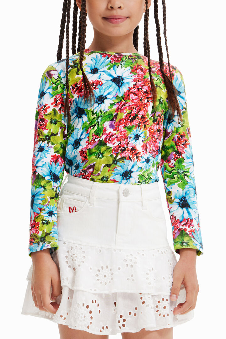 Camiseta floral multicolor | Desigual