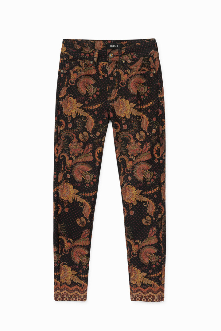 Pantalon skinny ethnique | Desigual