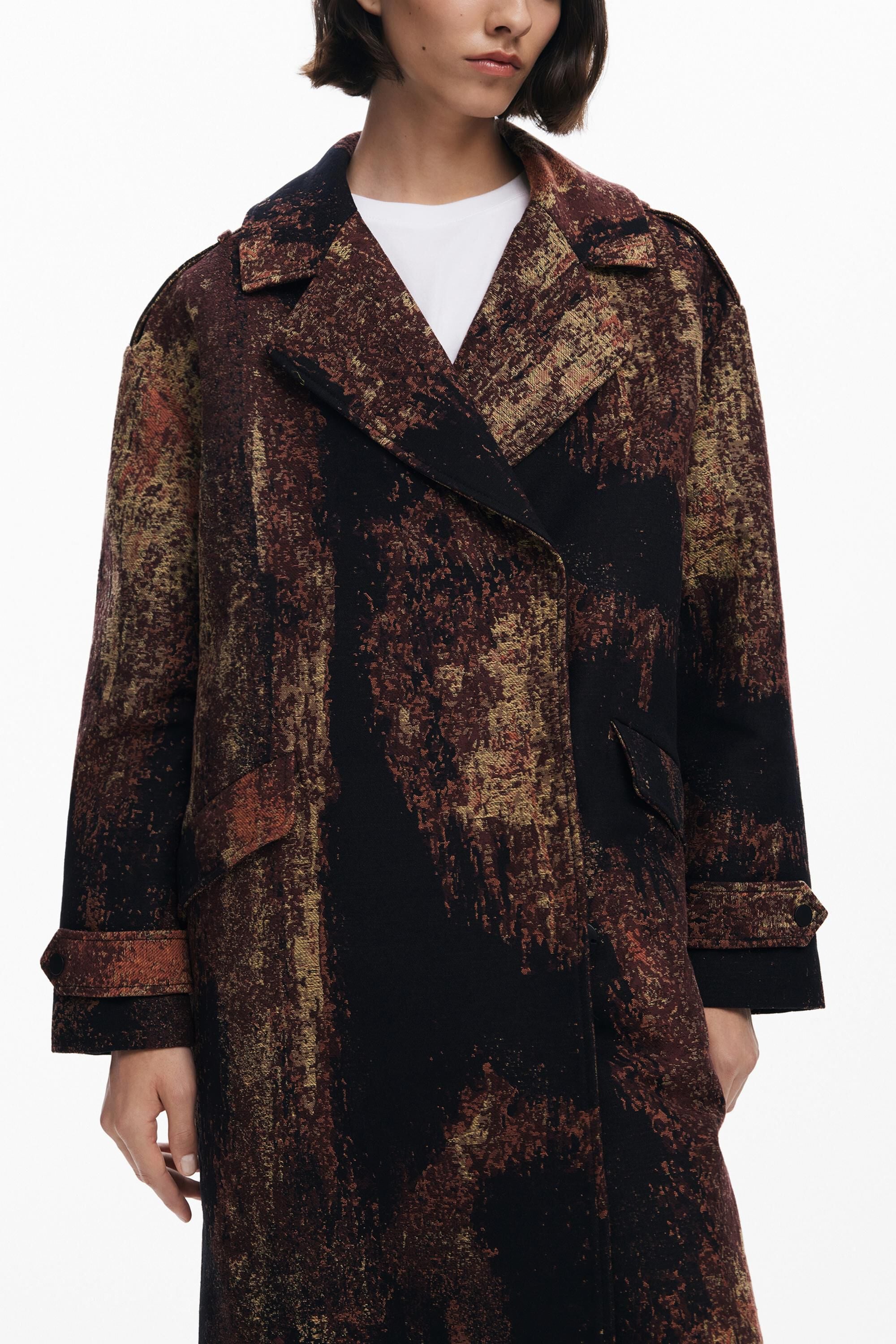 Coat designed by Mr. Christian Lacroix for women I Desigual.com
