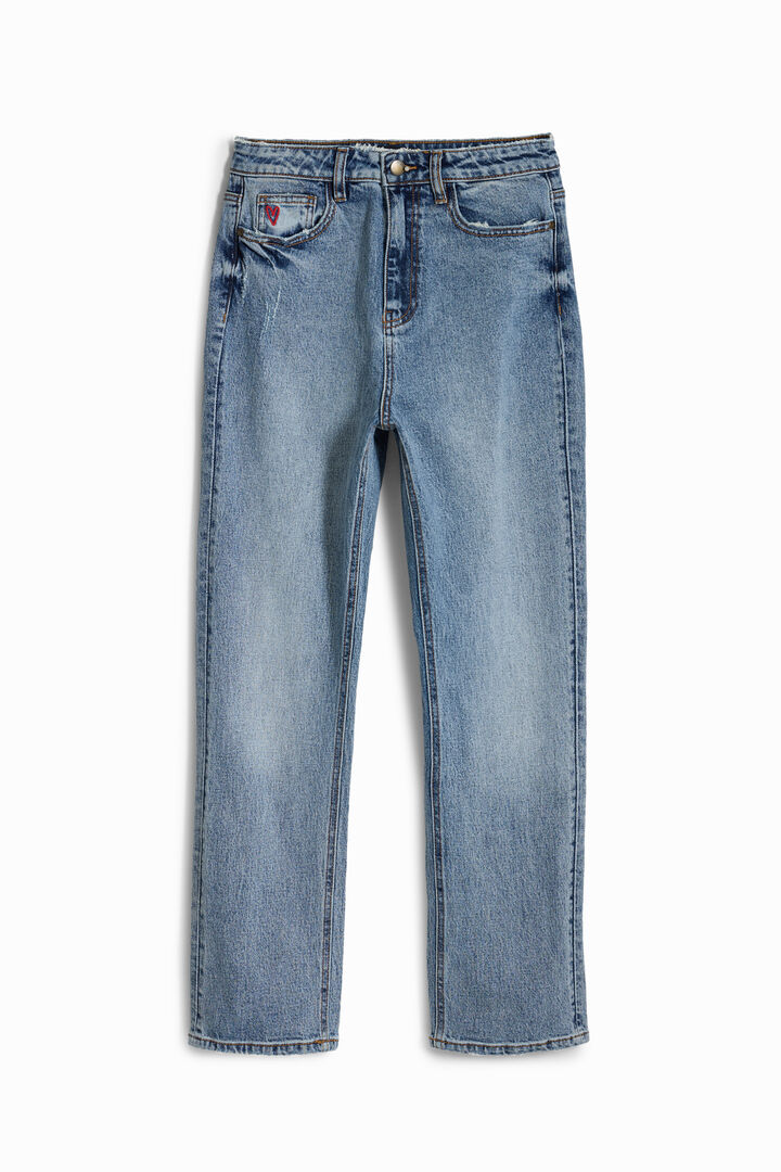 Straight cropped jeans | Desigual
