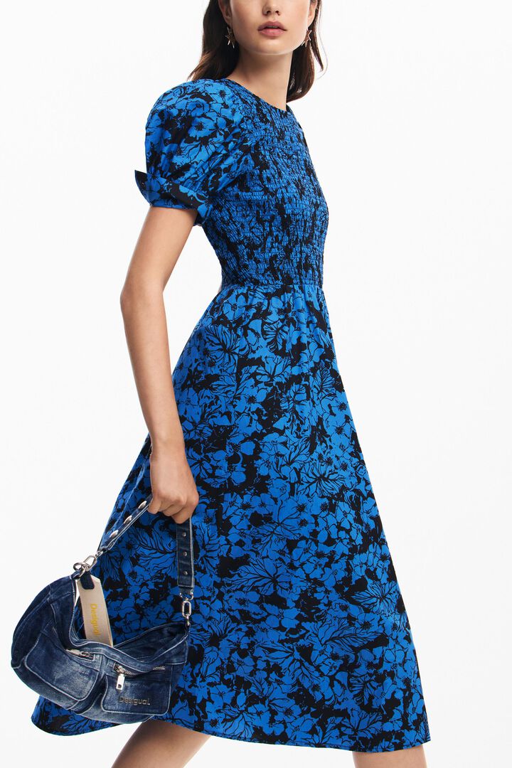Bloemen midi-jurk | Desigual