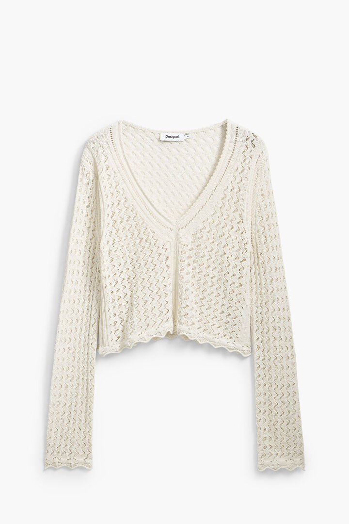 Jersey cropped calados | Desigual