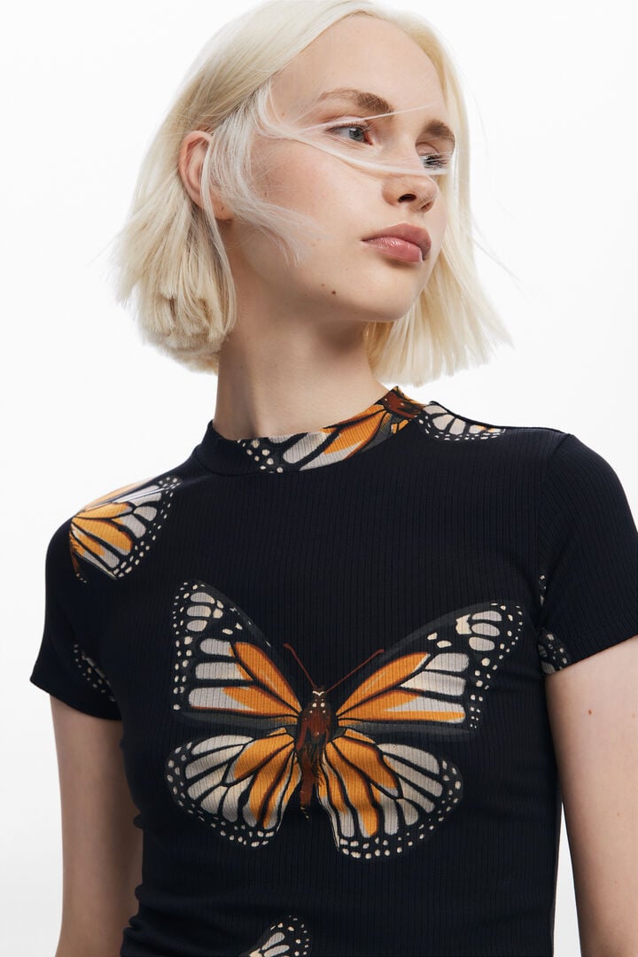 Camiseta manga corta mariposas | Desigual
