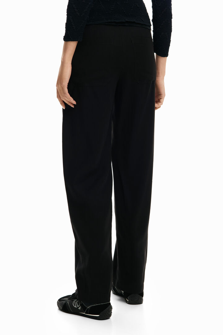 Pantalón recto bolsillos | Desigual
