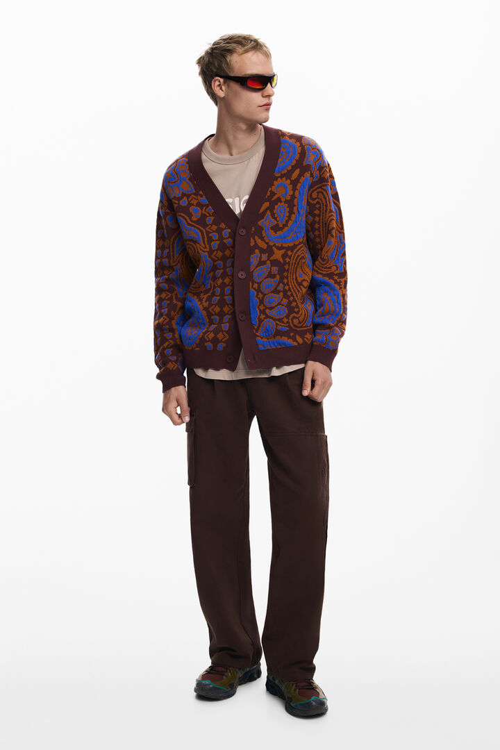Jersey cardigan paisley | Desigual