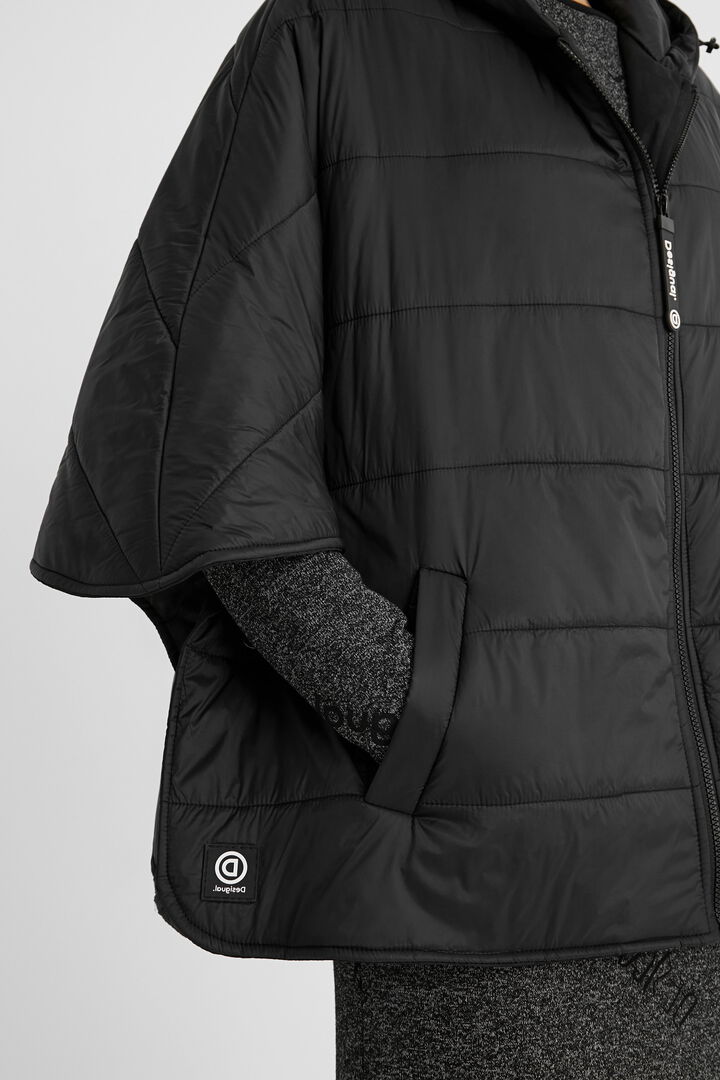 Poncho capa acolchado | Desigual