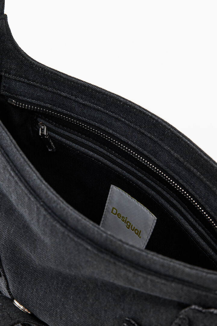 Medium bag with flower appliqués | Desigual