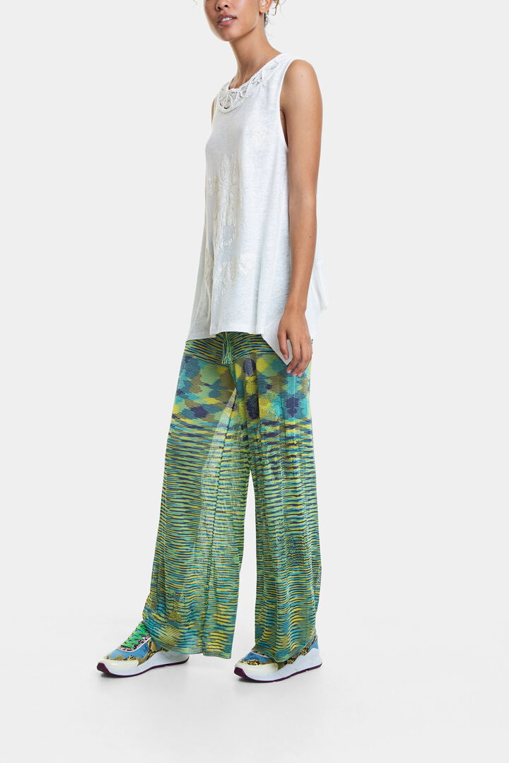 Sleeveless T-shirt drape | Desigual