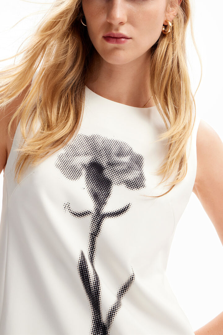 Robe chasuble fleur | Desigual