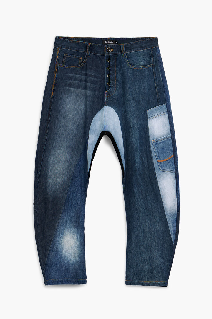 Baggy patch jeans | Desigual