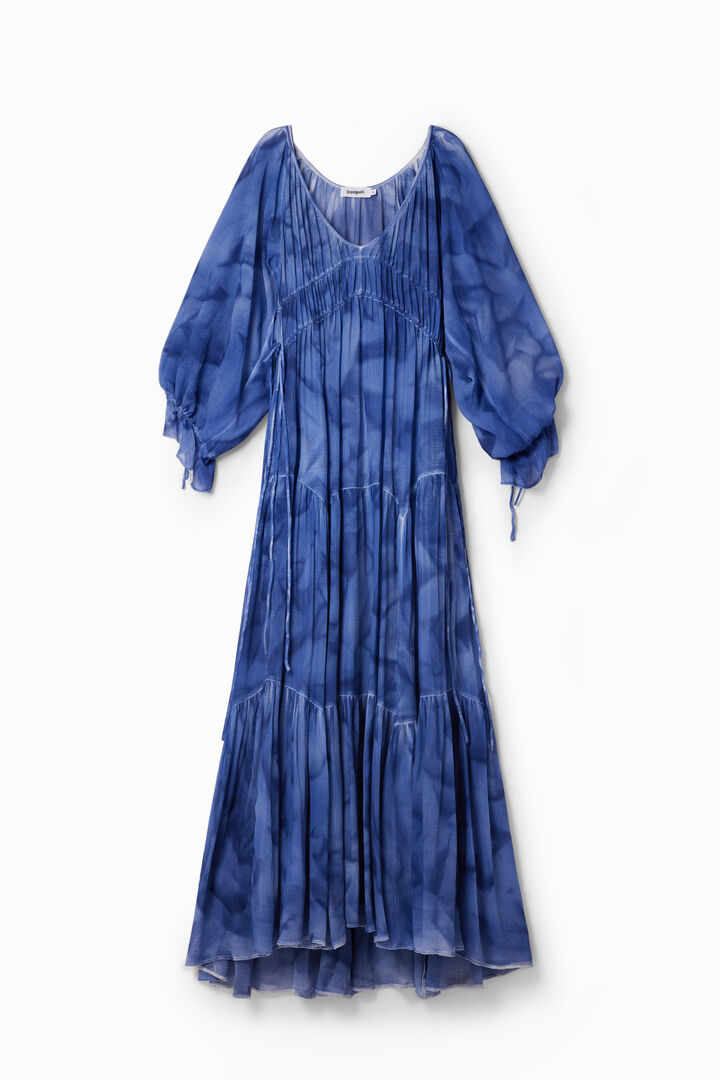 Vestido largo lazadas | Desigual