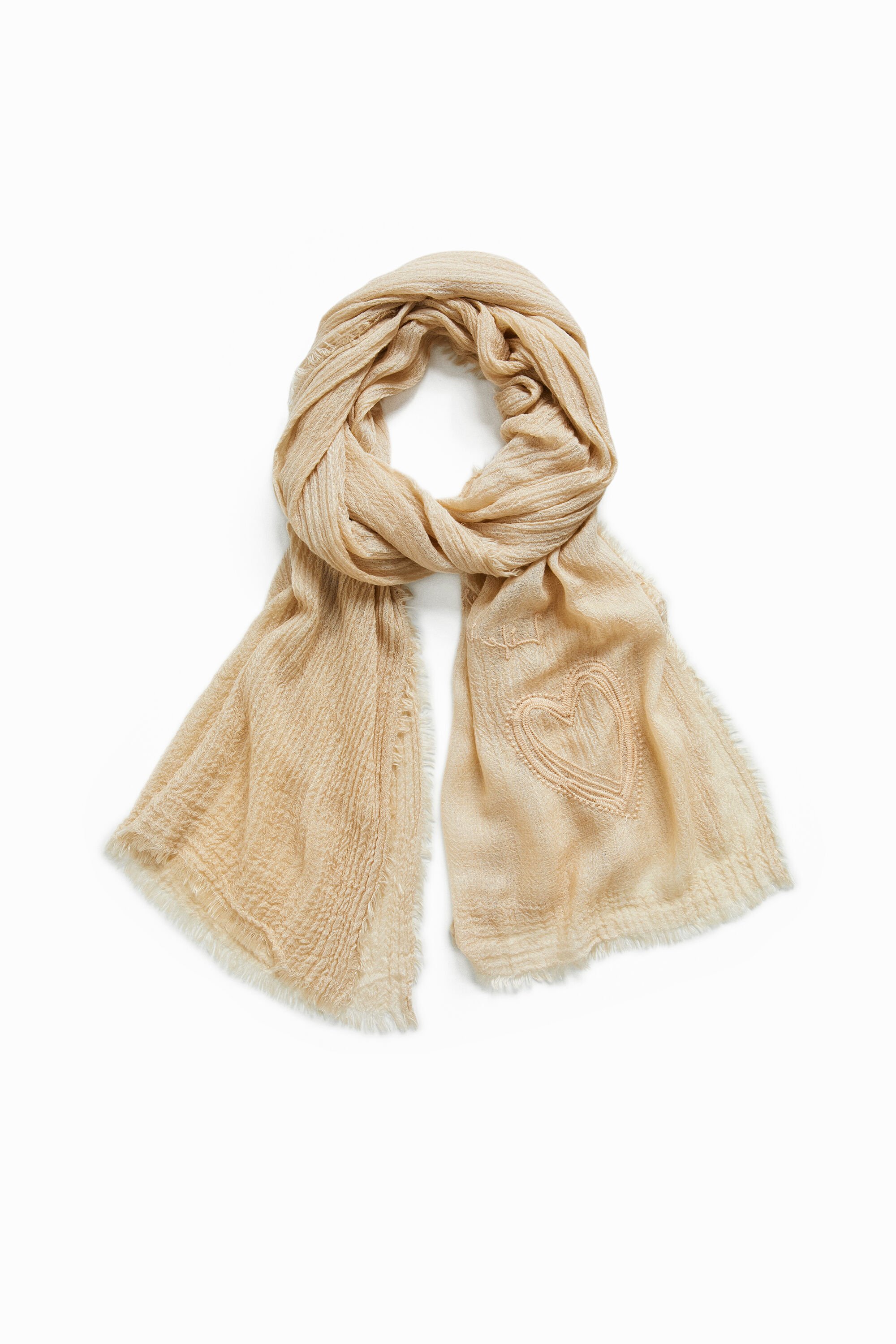 Textured foulard