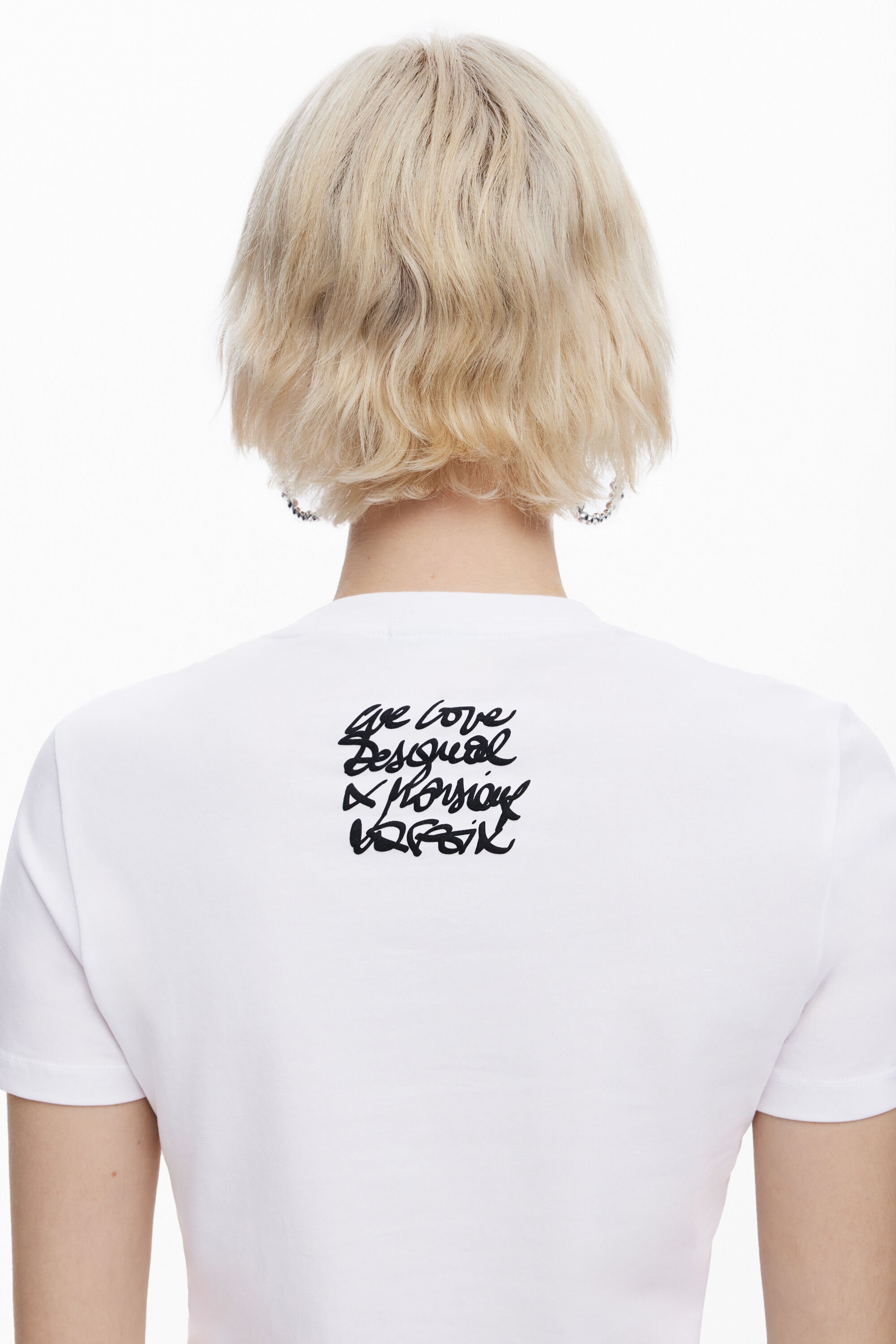 売れ筋商品|||デジグアル カットソー トップス レディース Women's T-shirt designed by Mr. Christian Lacroix Multi T-shirt designed by Mr. Christian Lacroix Women's I Desigual.com
