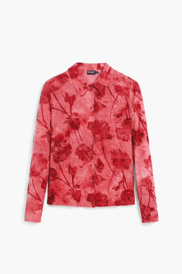 Koszulka z haftem kwiatowym | Desigual