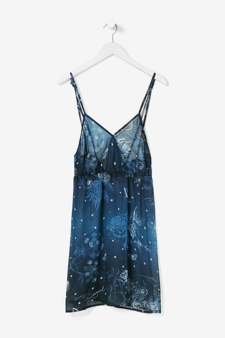 Nightgown Straps Dark Floral | Desigual