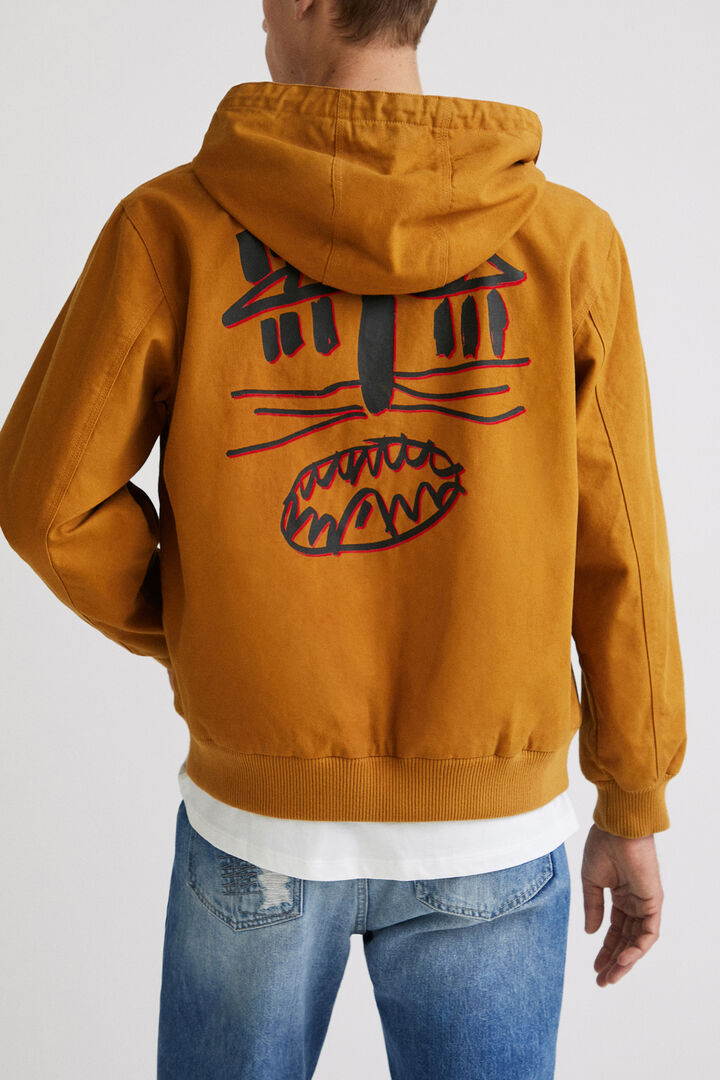 Canvas hooded jacket | Desigual